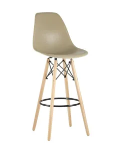 Стул барный Eames с жестким сиденьем (деревянный каркас) – купить по цене завода