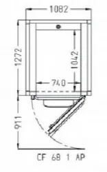 Купить камера расстоечная pavailler cf 68 1 ap 60x80 1дверь/2тележки – цена от завода, доставка до двери | RuOborudovanie.ru