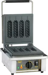 Вафельница Roller Grill GES80 корн дог 1зона (4шт.145х38мм - чугун) – купить в RuOborudovanie.ru с доставкой до двери Купить вафельница roller grill ges80 корн дог 1зона (4шт.145х38мм - чугун) – цена от завода, доставка до двери | RuOborudovanie.ru