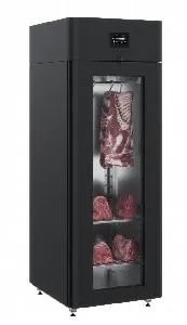 Шкаф для созревания мяса Polair Cs107 Meat исполн.2 Black со стеклом – купить по цене завода