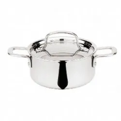 Купить кастрюля нержавеющая сталь с крышкой 0,7л d12см paderno 12509-12 – цена от завода, доставка до двери | RuOborudovanie.ru