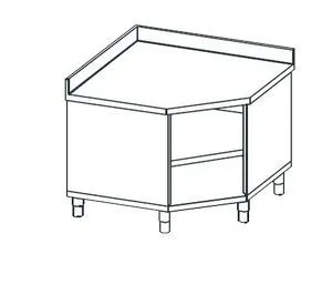 Стол угловой открытый Apach Chef Line Lwt710Sh2U – купить по цене завода
