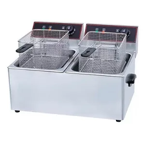 Фритюрница Hualian Machinery HEF-6L-2 (2 емкости) – купить по цене завода