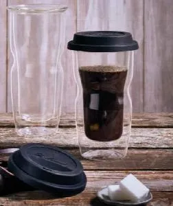 Стакан Luigi Bormioli Thermic Glass двойное стекло с крышкой 340МЛ 12837/01 – купить по цене завода