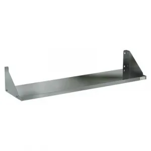 Полка настенная сплошная (нерж. сталь. aisi 430) ПК-90/40 900х400х300 – купить по цене завода
