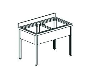 Ванна котломоечная Apach L2P187-85 – купить по цене завода