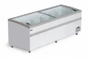 Бонета-ларь с гнутым стеклом снеж Bonvini Bfg 2500 серая отделка – купить по цене завода