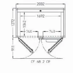 Купить камера расстоечная pavailler ev 68 2 cp 60x80 2двери/2тележки – цена от завода, доставка до двери | RuOborudovanie.ru