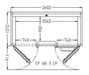 Камера расстоечная Pavailler Ev 68 3 Cp 60X80 2двери/3 тележки – купить по цене завода