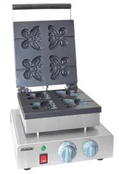 Вафельница Airhot WBBF-4 Butterfly бабочка 253х253мм, чугун, электр.настольн. – купить в RuOborudovanie.ru с доставкой до двери Купить вафельница airhot wbbf-4 butterfly бабочка 253х253мм, чугун, электр.настольн. – цена от завода, доставка до двери | RuOborudovanie.ru