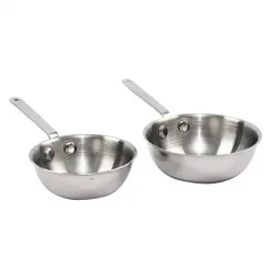 Купить кокотница 0,095л, d8,5см h2,5см, нерж.сталь wok08 – цена от завода, доставка до двери | RuOborudovanie.ru