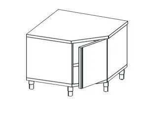 Стол угловой закрытый Apach Chef Line Lwt710Sh2Hd – купить по цене завода