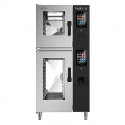 Пароконвектомат Naboo Boosted Nae161B+RL161+DSP2+BKC161F+CCER90 Lainox – купить в RuOborudovanie.ru с доставкой до двери Купить пароконвектомат naboo boosted nae161b+rl161+dsp2+bkc161f+ccer90 lainox – цена от завода, доставка до двери | RuOborudovanie.ru