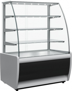 Витрина кондитерская Полюс K70 Vm 1,3-1 Light 0011-9005 (ВХСв-1,3Д Сarboma техно) 1801548P